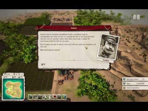 Let's Play Tropico 5 - Campaign part1 Mission:A New Dawn (maximum difficulty)