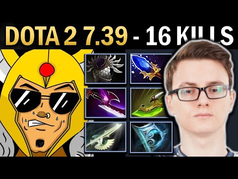 Legion Commander Gameplay Miracle with 16 Kills and Halberg - Dota 2 7.39