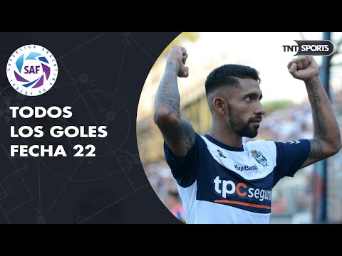 Todos los goles de la Fecha 22