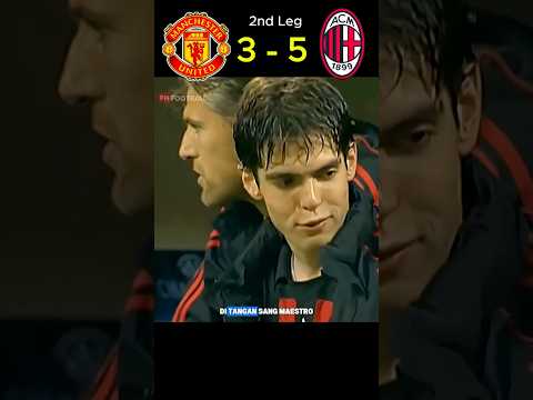 MAGIS KAKA VS TAKTIK SIR ALEX FERGUSON! Semifinal UCL AC Milan Vs Manchester United 2007