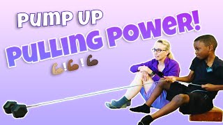 Build Arm Strength at Home! 💪🏾 | Fun Rope-Pull Exercise for Kids | Pediatric PT #13