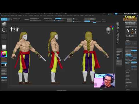 Let's Sculpt Vega - Street Fighter Fan Art Statue (Zbrush 2021.5)