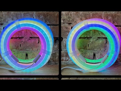 Гнучкий круглий LED неон 13 mm 5м з LED стрічкою і контролером 50LEDS/m DC5V 3.1W/M IP67 5м