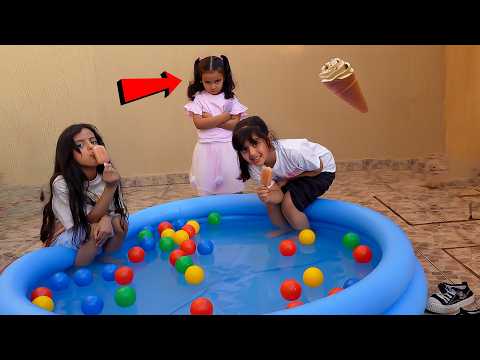 ماتعطي خواتها من الايسكريمات !!