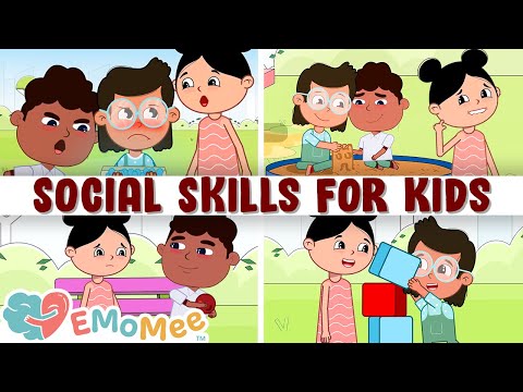 Social Skills For Kids | Make New Friends | Kids Learning Video | Social Emotional Learning | EMoMee