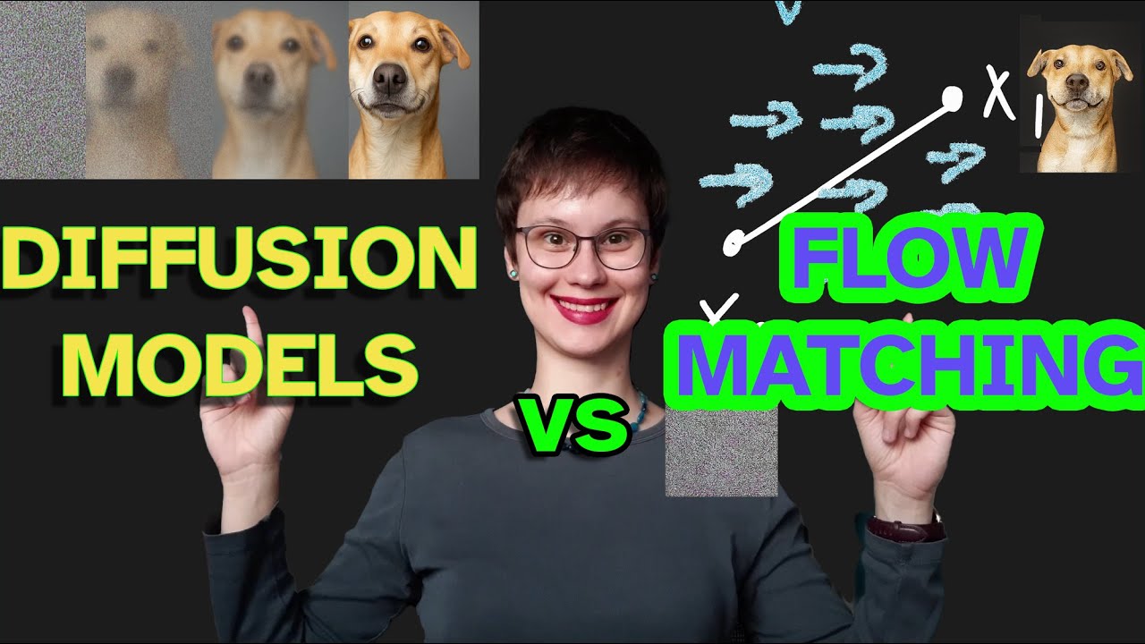 Flow-Matching vs Diffusion Models explained side by side
