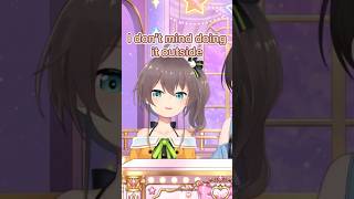 Doesn't have to be on the bed for Matsuri #hololive #vtuber