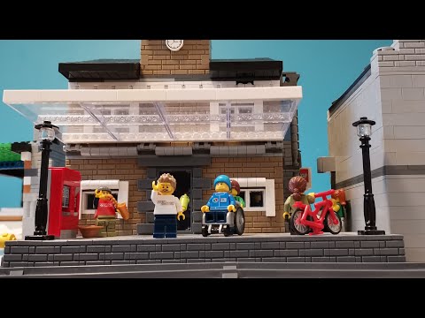 Der Bahnhof | Lego Stadt Bau Teil 46