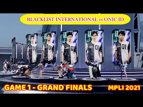 GRAND FINALS - BLACKLIST INTERNATIONAL vs ONIC PH GAME 1 MPLI 2021 (ENGLISH)