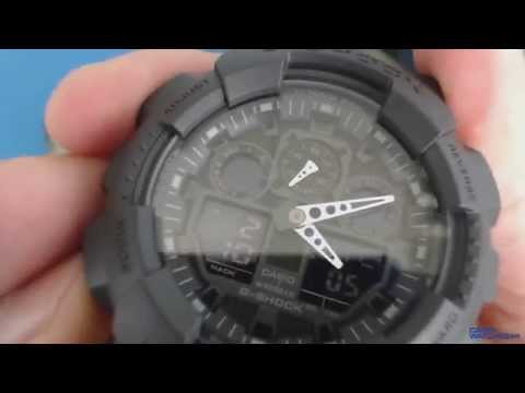 comment regler g shock ga 100