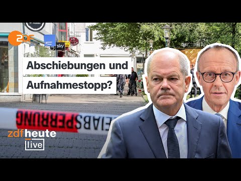 Anschlag in Solingen: Was tut die Politik? | Pressekonferenz von CDU-Chef Merz bei ZDFheute live