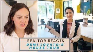 REALTOR REACTS Demi Lovato Architectural Digest | AD Open Door Series
