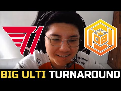 OB NEON VS T1 GAME 2 - BIG TEAMFIGHT TURNAROUND DPC SEA 2022