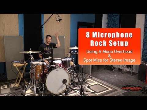 Recording Rock Drums with 8 Microphones