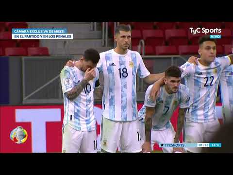 Messi en la tanda de penales vs Colombia!