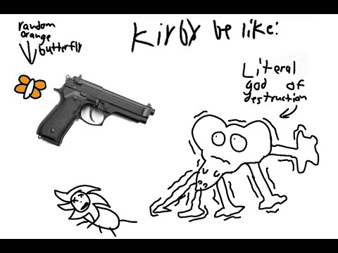 Morpho Knight killing the final boss of Kirby with ease (Animation)