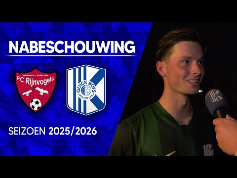 Nabeschouwing FC Rijnvogels - Quick Boys | 𝗦𝗲𝗺 𝘃𝗮𝗻 𝗢𝗼𝘀𝘁𝗲𝗻