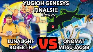 Yugioh Genesys Finals: Lunalight Vs Onomat Mitsurugi!