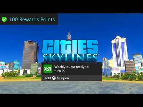 Cities: Skylines Weekly Xbox Game Pass Quest Guide - Pass 50 Days [Summer Mode]