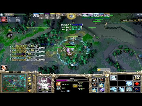 DOTA 1 Zeus Lord Of Olympus Beyond GODLIKE #29 + ULTRA KILL