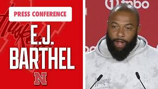 Nebraska Football RB Coach E.J. Barthel meets with the media on Tuesday I GBR