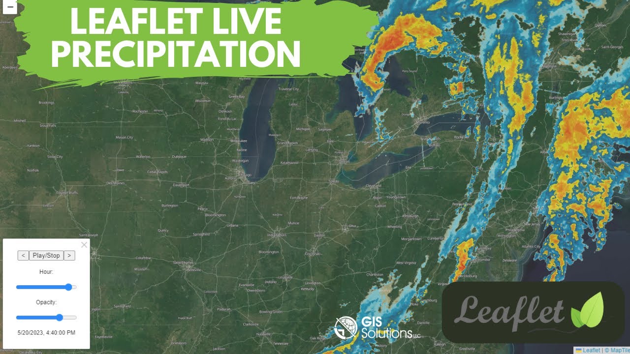 Leaflet Live Precipitation