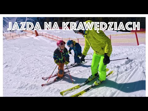 Nauka jazdy na nartach - Lekcja 14: skręt równoległy długi / cięty - jazda na krawędziach