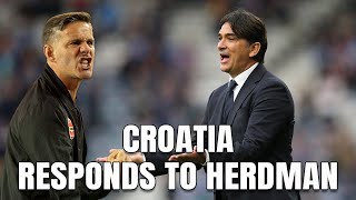 Croatia responds to Canadian Men’s National Team Coach John Herdman