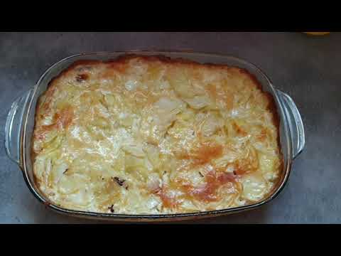 Gratin de pommes de terre gourmand – une recette très simple et rapide! بالعربية و الفرنسية