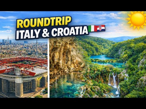 Roundtrip Italy & Croatia 🇮🇹🇭🇷 | Milan, Slovenia, Plitvice Lakes, San Siro & Hidden Nature Gems