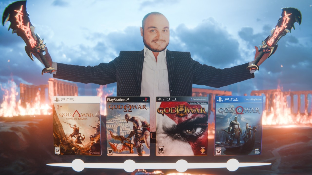 A história COMPLETA de GOD OF WAR em 1 vídeo