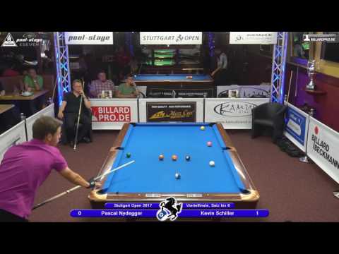 Stuttgart Open 2017, No. 25, Pascal Nydegger vs. Kevin Schiller, 10-Ball, Pool-Billard