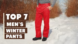 Top 7 Winter Pants for Men: Stay Warm and Stylish This Winter