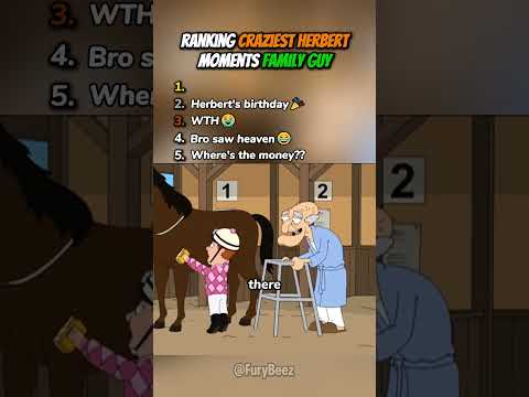 Ranking Craziest Herbert in Family Guy 🤣