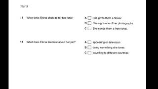 Study English online (B1). Preliminary English Test (PET) Listening Book 6 : Test 3 part 2