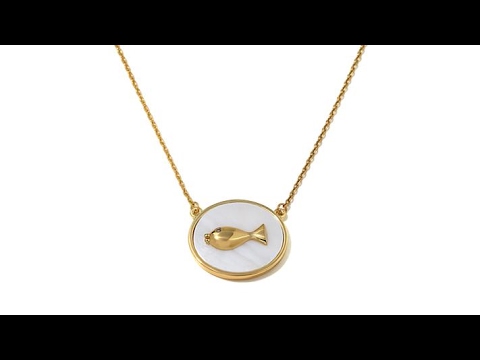 Roberto by RFM "Pesce" MotherofPearl Fish Necklace