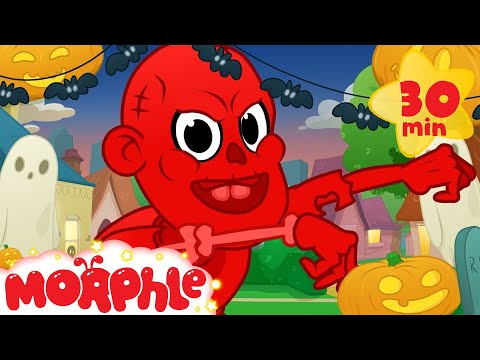 My Magic Halloween With Morphle and the witch kid! Morphle Super hero Halloween. videos for kids