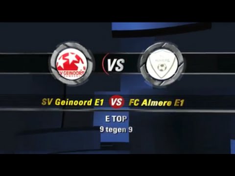SV Geinoord E1 - FC Almere E1 - 2014