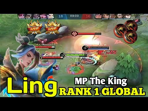 Perfect GamePlay - HyperCarry Ling NonStop Roam & Gank | Top 1 Global Ling By MP The King | MLBB