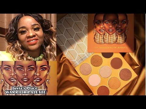 NEW JUVIA’S PLACE WARRIOR EYESHADOW PALETTE +NUBIAN 1 +GIVEAWAY CLOSED+ SWATCHES +DEMO |AMAKA NJOKU Video