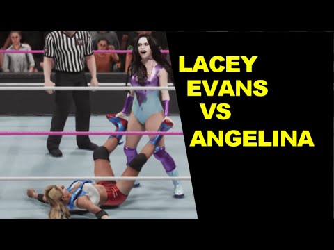 WWE 2K19 Lacey Evans vs Angelina Ventura - Knockout Match