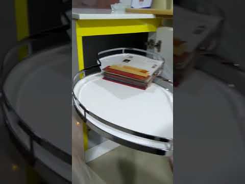 Param stainless steel left / right swing corner unit