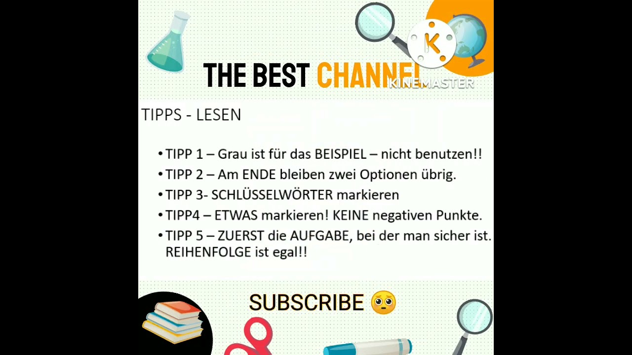 B2 LESEN TIPPS FÜR GOETHE, ECL🤗