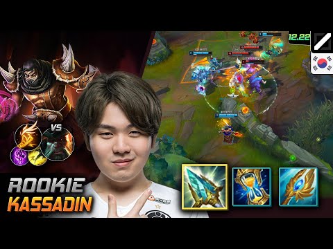 Rookie Mid Kassadin Build Rod of Ages Fleet Footwork - LOL KR 12.22