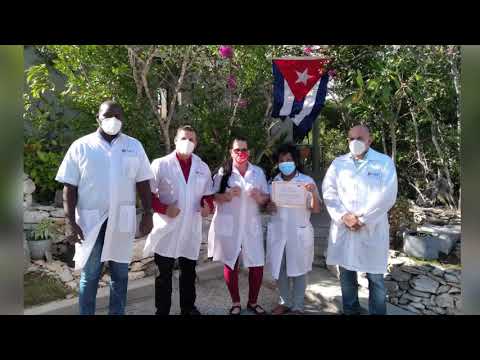 Premio a Brigada Henry Reeve Cubana en Islas Turcas y Caicos Premio a Brigada Henry Reeve Cubana en Islas Turcas y Caicos