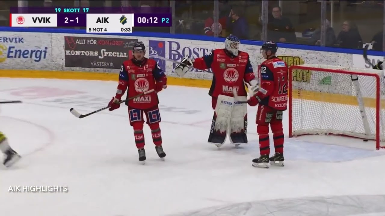 Västervik - AIK | Hockeyallsvenskan 2022/23 Omgång 35