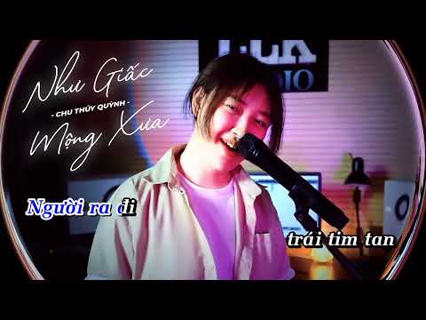 Karaoke Tone Nữ | Một Giấc Phiêu Bồng - Chu Thúy Quỳnh (Official Video)