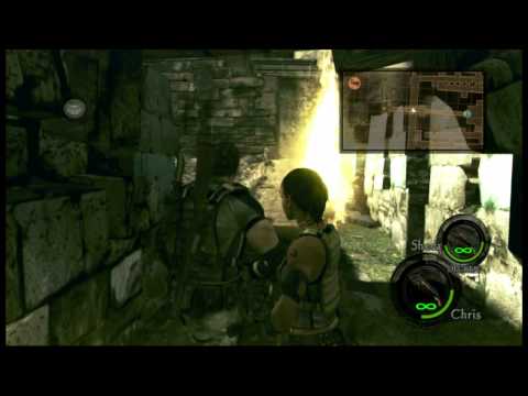 Resident Evil 5, Chapter 4-2, Difficult "Veteran" S-Ranking Walkthrough Part 1