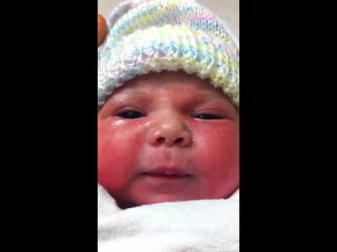 Dad cries first time meeting daughter