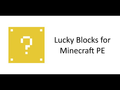 Lucky Blocks for Minecraft PE Video